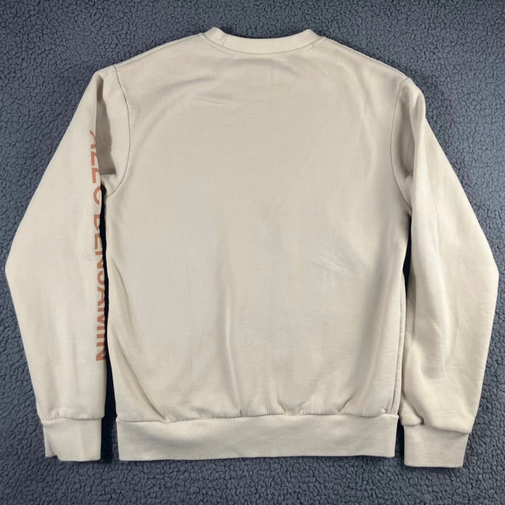 Alec Benjamin Tan Graphic Crewneck Sweatshirt Photo Print Sleeve Spellout Size M - Picture 3 of 13